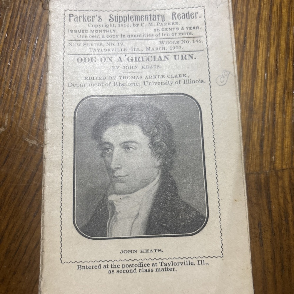 Parker's Supplementary‎ Reader 1903 Jon Keats